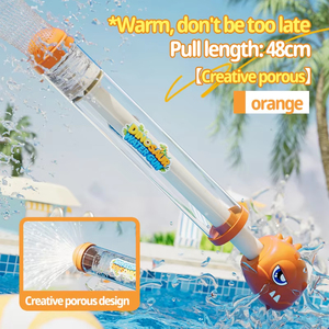 Nuovi Giocattoli Estivi a Forma di Dinosauro, Giochi da Esterno, <span class=keywords><strong>Pistole</strong></span> ad Acqua Trasparenti in Plastica con Effetto Fuochi d'Artificio per Bambini - Product Image 5