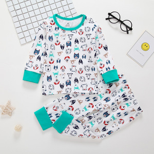 Proveedor Chino, Compra en Línea, Ropa Infantil al por Mayor, Conjunto de Ropa Interior de Manga Larga con Dibujos Animados para Bebés - Product Image 2