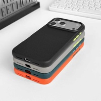 Coque de téléphone magnétique à pois animaux pour iPhone 17 16 15 14 13 Pro Max Plus, protection souple antidérapante avec boutons