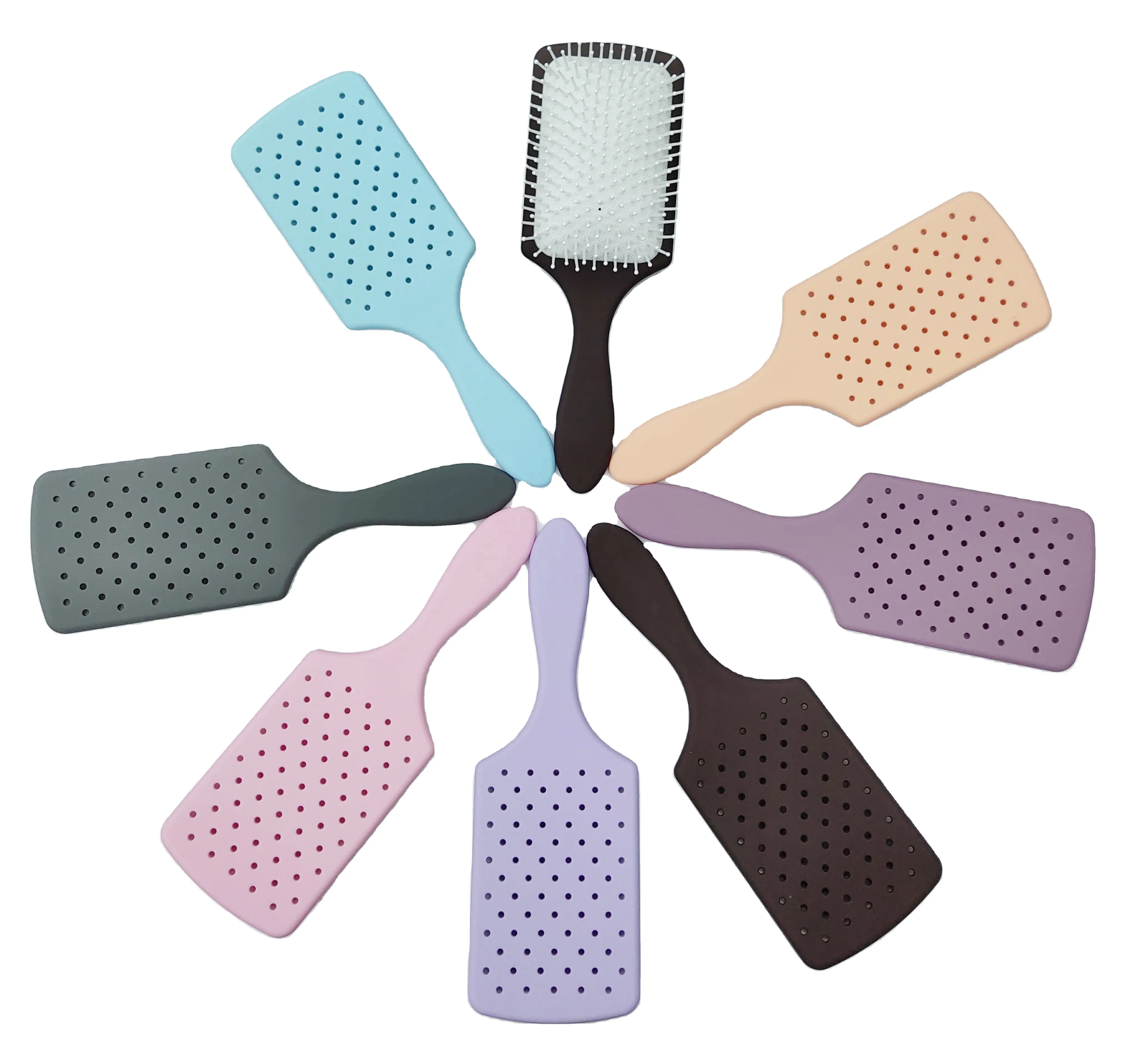 New design wholesale cepillos para el cabello wind plastic Hair brush