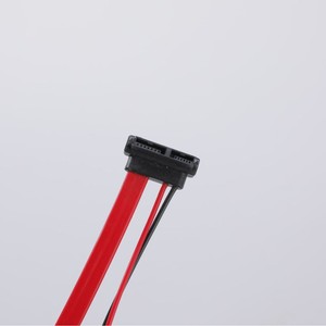 Cable de datos SATA de 1x0,5 mm de cobre sin oxígeno, ángulo recto y ángulo recto en ángulo recto con clips para unidad óptica y disco duro - Product Image 2