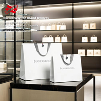 Sacs shopping en carton personnalisés, papier laminé brillant, emballage cadeau, fournisseur direct d'usine, logo imprimé, commande en gros