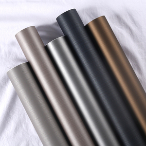 Vente directe d'usine <span class=keywords><strong>Film</strong></span> décoratif en PVC à grain de bois anti-déflagrant et étanche Style moderne pour panneau en PVC pour meubles WFC - Product Image 6