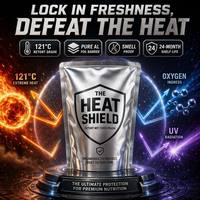 Bolsa de aluminio personalizada de alta resistencia a los olores para alimentos húmedos de gatos y perros, apta para altas temperaturas