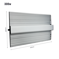 Panneau lumineux LED pour culture 300W IP65 LM281B, spectre complet, efficacité 2,7 µmol/J, alliage d'aluminium, angle de faisceau 120°, personnalisable, pour intérieur