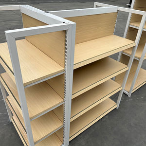 ชั้นวางของซูเปอร์มาร์เก็ตทำจากไม้เนื้อโลหะทนทานสำหรับใช้ในซูเปอร์มาร์เก็ต - Product Image 5