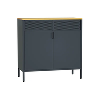 Armoire de rangement au sol meubles en métal salle à manger buffet buffet armoire pour cuisine salon