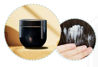 Masque capillaire crémeux de luxe à la kératine HERUUN, double protéines, répare les cuticules, repulpe les zones abîmées, renforce, équilibre