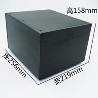 Châssis de préamplificateur choral tout aluminium, filtre de puissance mécanique, boîtier de batterie au lithium DIY