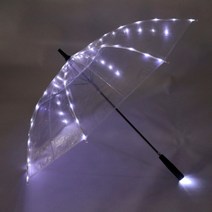 ร่มไฟ LED แบบใหม่ ดีไซน์โปร่งใส พร้อมไฟโฆษณาเจ็ดสี - Product Image 2