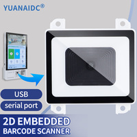 Fest montiertes 2D-Barcode-Scannermodul Wiegand RS485 USB RS232 für die interaktive Kiosk-Zugangs kontrolle