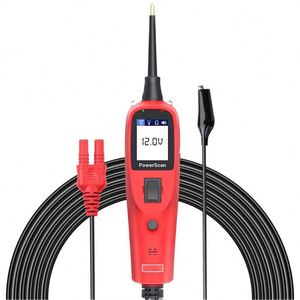เครื่องวิเคราะห์เครื่องยนต์ เครื่องทดสอบแรงดันไฟฟ้า AC DC เครื่องทดสอบหัวฉีดน้ำมันเชื้อเพลิง 9V-30V เครื่องทดสอบวงจรยานยนต์ สายเคเบิลยาว 40 ฟุต P180 รับประกัน 12 เดือน - Product Image 1