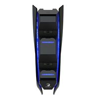 Lumière RVB double charge tri-protection sécurité pour contrôleur PS5 station de chargeur LED Dock pour contrôleur DualSense