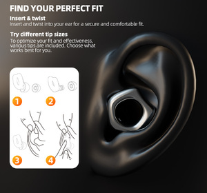 Protège-oreilles Hi-Fi Confortables - Réduction du Bruit et <span class=keywords><strong>Protection</strong></span> <span class=keywords><strong>Auditive</strong></span> - Idéaux pour Concerts, Musiciens, Festivals, Raves et Travail - Product Image 4