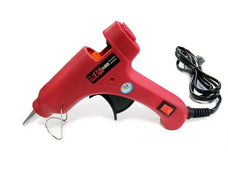 HJ005 10w mini electric glue gun with metal nozzle