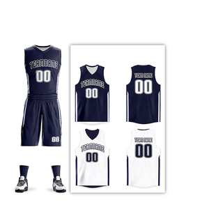 Thời Trang Chuyên Nghiệp Tùy Chỉnh Tên Nhanh Khô Bóng Rổ <span class=keywords><strong>Jersey</strong></span> Cho Nam Giới - Product Image 2