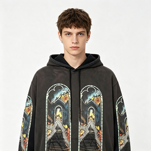 Sweat à capuche graphique 3D streetwear pour homme 2026 - Sweat-shirt à capuche oversize tendance, pull décontracté coupe ample pour la vente en gros de mode - Product Image 2