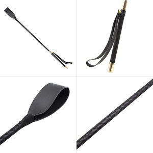 Fouet d'entraînement équestre en cuir PU, anti-choc, portable, accessoire d'apprentissage pour la course et la performance - Vente en gros - Product Image 6