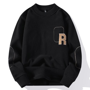 All'ingrosso <span class=keywords><strong>felpa</strong></span> da <span class=keywords><strong>uomo</strong></span> a fondo spesso alla moda <span class=keywords><strong>felpa</strong></span> <span class=keywords><strong>con</strong></span> colletto rotondo Double face maglia interna calda - Product Image 2