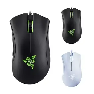 Original Razer Deathadder Essential Wired Gaming Mouse Ratones 6400DPI Sensor óptico 5 botones independientes para Laptop PC Gamer