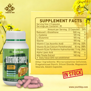 Meilleur Choix L-Glutathion Réduit 500mg Formule Éclat de la Peau et Soin Interne pour Adultes Vente en Gros 60 Comprimés - Product Image 5