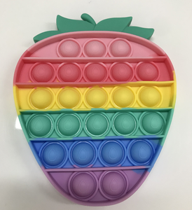 Rainbow <span class=keywords><strong>Among</strong></span> <span class=keywords><strong>us</strong></span> Push Fidget giocattolo sensoriale Pop itting, Dinosaur Unicorn Glitter Push Pop itting Bubble giocattolo in Silicone - Product Image 3