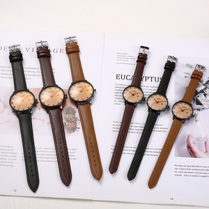 Nuevo Reloj de Pareja Estilo Retro, Correa de Cuero Elegante y Minimalista, Reloj de Cuarzo Premium con Función de Calendario para Mujer - Product Image 5