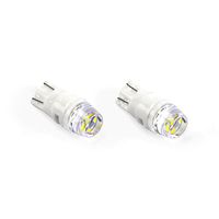 Lampes LED RCJ super lumineuses pour l'intérieur de voiture, T10 1206 3014Chips 800LM 12-24V, métal céramique, clignotants automatiques
