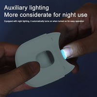 Coupe-ongles électrique automatique de Protection infrarouge de démarrage tactile Pro avec la tondeuse de tête de coupe en plastique de lumière LED pour les doigts de bébé