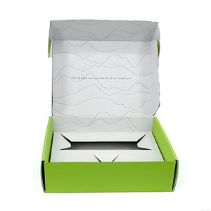 CHING <span class=keywords><strong>TA</strong></span> özel Logo Kraft kağıt nakliye kutusu oluklu siyah gizem Bo ambalaj tedarikçisi Kraft el işi kağıdı mailler posta nakliye - Product Image 4