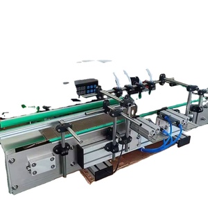 Wholesale Automatic Desktop Liquid Wine Whisky Filling Machine Glass <b>Plastic</b> Bottle Filling Machine With Conveyor Belt - Product Image 5