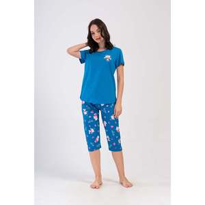 Combinaison de nuit ovale à manches courtes et col rond pour femmes - Product Image 3