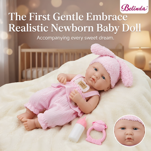 Poupées réalistes pour bébés nouveau-nés Belinda, ensemble de jouets en vinyle de 12 pouces, poupées nouveau-nés réalistes, poupée reborn <span class=keywords><strong>avec</strong></span> <span class=keywords><strong>biberon</strong></span>, tétine et couverture - Product Image 1