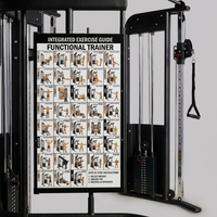Système d'entraînement de fitness Evolve Dual Multi Functional Trainer Station de machine à câble