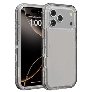 Funda Protectora Híbrida 3 en 1 Transparente, Resistente a Impactos, para <span class=keywords><strong>iPhone</strong></span> 17, 17 <span class=keywords><strong>Pro</strong></span> Max, 17 Air, MOQ500 - Product Image 5