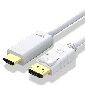 ULT-unite 2m Grey Braided Mini Display Port to Display Port Cable 8K 60Hz 4k 144Hz Mini DP to DP Cable