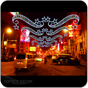 Grand motif <span class=keywords><strong>de</strong></span> Noël LED 2D extérieur pour éclairage <span class=keywords><strong>de</strong></span> rue, décoration <span class=keywords><strong>de</strong></span> Noël commerciale pour la ville - Product Image 2