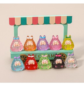 เรซิ่นเรืองแสงน่ารัก รูปสาวน้อย สำหรับตกแต่งบ้านตุ๊กตา ลดราคาพิเศษ ขายส่งตุ๊กตาเรซิ่นเรืองแสง - Product Image 5