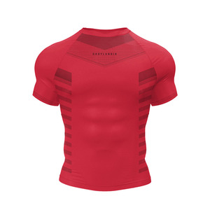 Maglietta a compressione da uomo a manica corta <span class=keywords><strong>Anime</strong></span> stampa 3D allenamento maglietta Sport Gym top Rash Guard per gli uomini MMA Grappling - Product Image 2