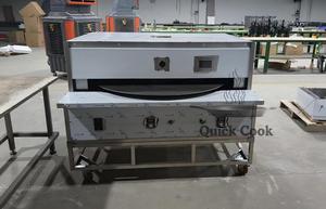 Nouveau four à pizza et à pain pita rotatif de 80 cm avec fonction de maintien automatique de la température, four à pizza <span class=keywords><strong>Domino</strong></span>'s avec des caractéristiques arabes - Product Image 4