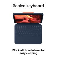IPad için Logitech Logitech sağlam Combo 4 (10. Nesil)