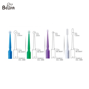Belifa-mango de plástico desechable, cepillo de micropunta para extensión de pestañas, varita de rímel, cepillo o pegamento de pestañas, micro brosse a cils - Product Image 2