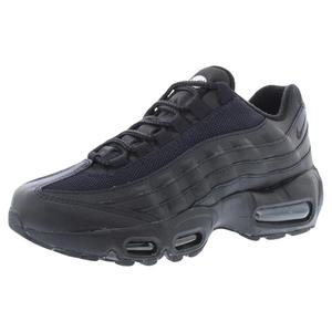 Chaussures For 95 Recraft Mesh GS noires pour garçons, baskets confortables à lacets et semelle épaisse - Product Image 1