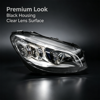 Phares LED haute performance pour Mercedes Benz Classe C 205 2019-2022 Configuration haut de gamme OE A2059069505 A2059069605
