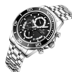 <span class=keywords><strong>Relojes</strong></span> de Hombre de Diseño Nuevo y Moderno, <span class=keywords><strong>Relojes</strong></span> de Lujo con Cronógrafo, <span class=keywords><strong>Relojes</strong></span> <span class=keywords><strong>Finos</strong></span> Negros para Hombre de Alta Calidad - Product Image 4