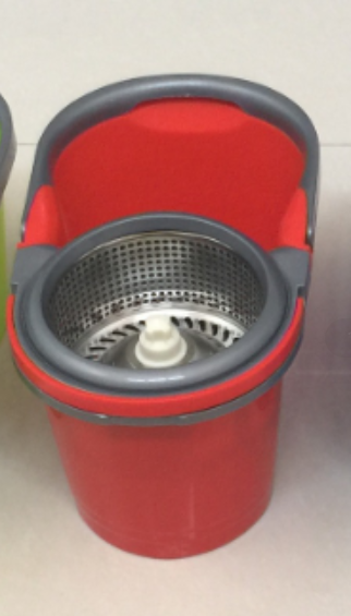 Rosso set (1 secchio + 1 pole + 2 panno mop)