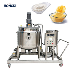 Food-grade Stainless Steel 200L Liquid Mixing tank Motor Gear for Yoghurt <b>Honey</b> Energy Drinks Featuring Heating Insulation - Product Image 2