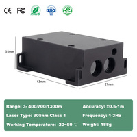 Capteur de télémètre laser industriel longue portée PTFS-P4 1000m avec sortie RS485, module de télémétrie laser 905nm sans danger pour les yeux pour les navires