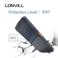 LONVILL kolektor Data Android, perangkat membaca PDA NFC industri genggam cerdas