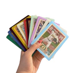 Wholesale Custom Durable Waterproof PP Material Color Border Trading <b>Card</b> Sleeves for <b>Cards</b> Storage - Product Image 2